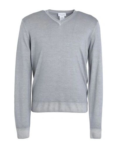 Ploumanac'h Man Sweater Grey Size 38 Merino Wool