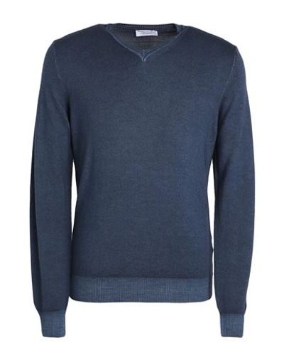 Ploumanac'h Man Sweater Midnight Blue Size 46 Merino Wool