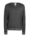 Ploumanac'h Man Sweater Dark Brown Size 36 Merino Wool