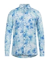Altemflower Man Shirt Sky Blue Size 15 ½ Linen, Cotton