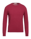 ALPHA STUDIO ALPHA STUDIO MAN SWEATER GARNET SIZE XXL MERINO WOOL, POLYAMIDE, VISCOSE, CASHMERE