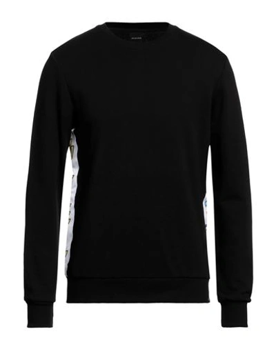 Why Not Brand Man Sweatshirt Black Size L Cotton
