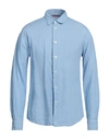 Barena Venezia Barena Man Shirt Light Blue Size 40 Linen