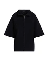 Cinzia Rocca Woman Coat Midnight Blue Size 10 Wool, Polyamide, Cashmere