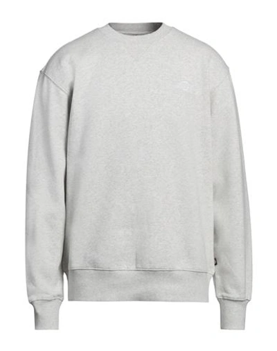 Dickies Man Sweatshirt Grey Size L Cotton, Polyester, Elastane In Grey