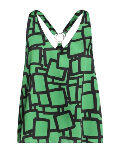 Hanita Woman Top Green Size S Polyester