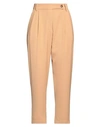 TENSIONE IN TENSIONE IN WOMAN PANTS CAMEL SIZE M POLYESTER