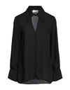 Sandro Ferrone Woman Top Black Size M Polyester