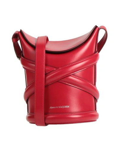 Alexander Mcqueen Woman Cross-body Bag Red Size - Calfskin