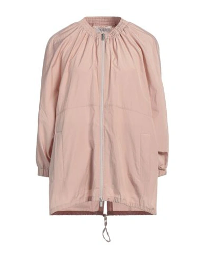 Peserico Woman Jacket Pastel Pink Size 2 Cotton, Polyester