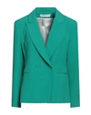 Kaos Woman Blazer Emerald Green Size 8 Polyester, Elastane