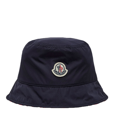 Moncler Reversible Bucket Hat In Navy