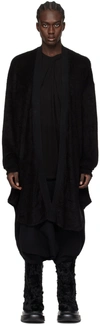 Julius Black Open Cardigan In Black