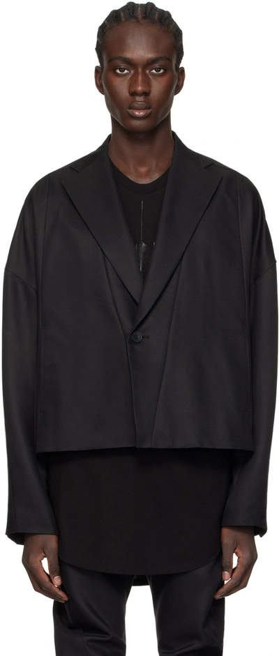 Julius Black Short Hem Blazer