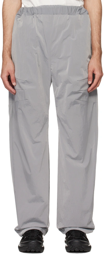 Ouat Grey Test Trousers In Silver