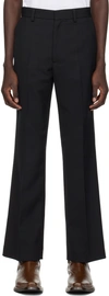 SECOND / LAYER BLACK PASSO TROUSERS