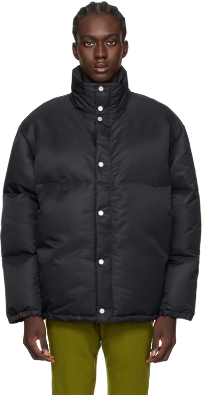 Second / Layer Black Zip Down Jacket