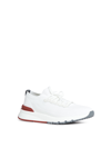 Brunello Cucinelli Leather Low-top Sneakers In White