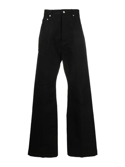 Rick Owens High-waist Flared Trousers In Multi-colored