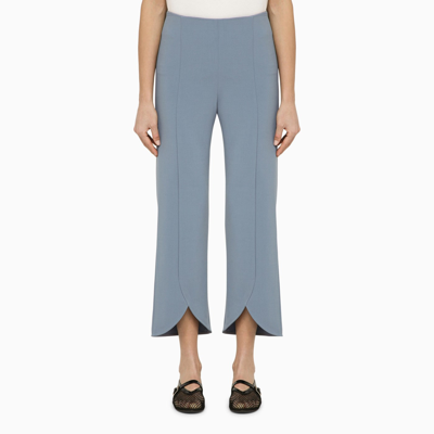 BY MALENE BIRGER BY MALENE BIRGER LIGHT BLUE NORMANN TROUSERS WITH SLITS