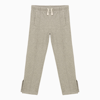 PALM ANGELS PALM ANGELS GREY JOGGING TROUSERS WITH LOGO