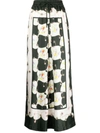 Alemais Venus Silk Twill Trousers In Black
