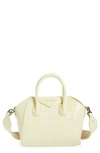 Givenchy Toy Antigona Leather Satchel In Soft Yellow/ Natural Beige