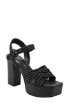 Marc Fisher Ltd Chesse Platform Sandal In Black