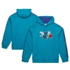 Mitchell & Ness Men's  Teal Charlotte Hornets Hardwood Classics Nights Raglan Pullover Hoodie In Teal