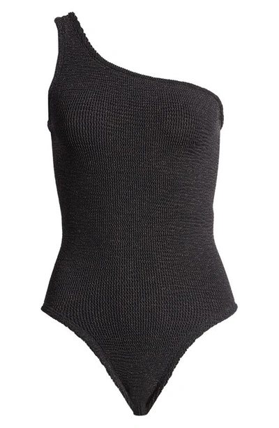 HUNZA G HUNZA G NANCY ONE-SHOULDER ONE-PIECE SWIMSUIT
