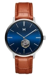 Mvmt Men's Legacy Slim Automatic Tan Leather Watch 42mm In Brown