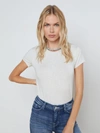 L'agence Ressi Tee In Light Ash Grey