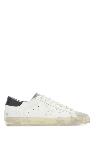 Golden Goose Deluxe Brand Man Two-tone Leather Superstar Skate Sneakers In Multicolor