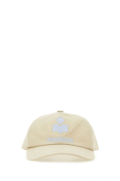 Isabel Marant Man Sand Cotton Tyron Baseball Cap In Brown