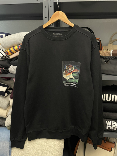 Pre-owned Maharishi Sweatshirt In Black