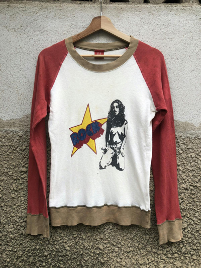 Pre-owned Hysteric Glamour X Vintage Hysteric Glamour Longsleeve Tee In Cream/red