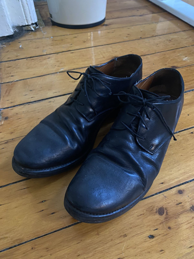 Pre-owned A1923 Black Horsehide Shoes