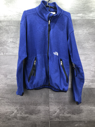 Pre-owned Outdoor Life X The North Face Mens Vintage Full Zip Fleese Jacket Size S In Blue