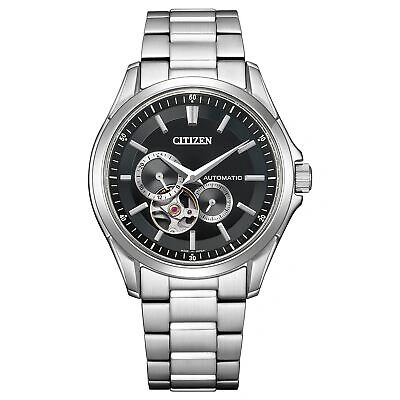 Pre-owned Citizen Collection Np1010-78e Mechanical Automatic Men Watch Stainless Steel