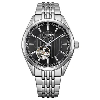 Pre-owned Citizen Collection Nh9110-90e Mechanical Automatic Men Watch Stainless Steel