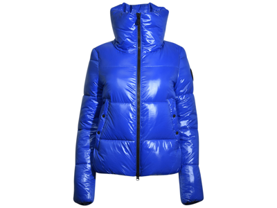Pre-owned Save The Duck Isla Women's Puffer Jacket In Blue
