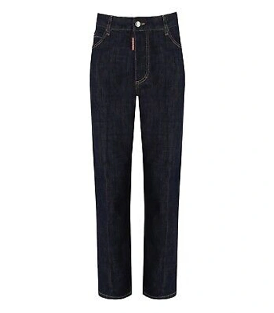 Pre-owned Dsquared2 Boston Dark Blue Jeans Woman