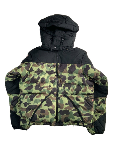 Pre-owned Ralph Lauren Denim And Supply  Camo Expedition Down Jacket Large In Multicolor