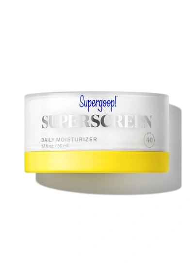 Supergoop Superscreen Hydrating Daily Cream Spf 40 1.7 Fl. Oz. ! In White