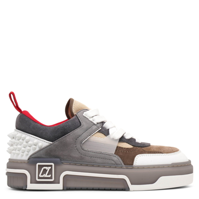 Christian Louboutin Astroloubi Grey Suede Sneakers
