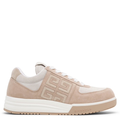 Givenchy G4 Low Top Sneaker In Beigewhite
