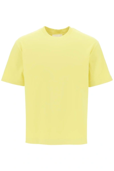 Closed Crew-neck T-shirt In Yellow