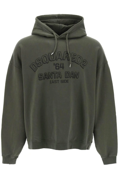 Dsquared2 Hoodie With Logo Print In Multicolor