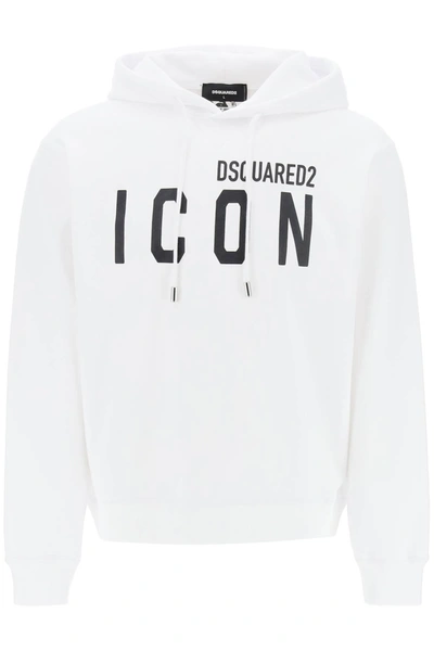 Dsquared2 Icon Hoodie In White