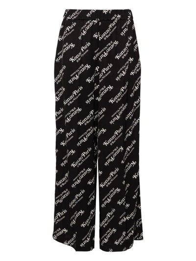 Kenzo By Verdy Allover Logo Pants In Black